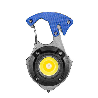 Compact Multi Tool LED Keychain Flashlight