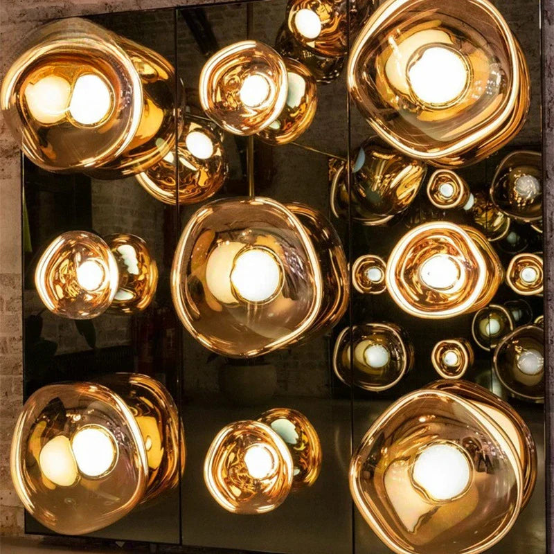 Stylish Melted Wall Lamp in Nordic Design