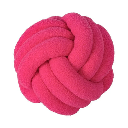 Textured Rope Knot Decor Pillow