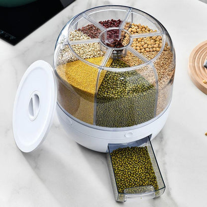 Automatic 360 Degree Grain Storage Container