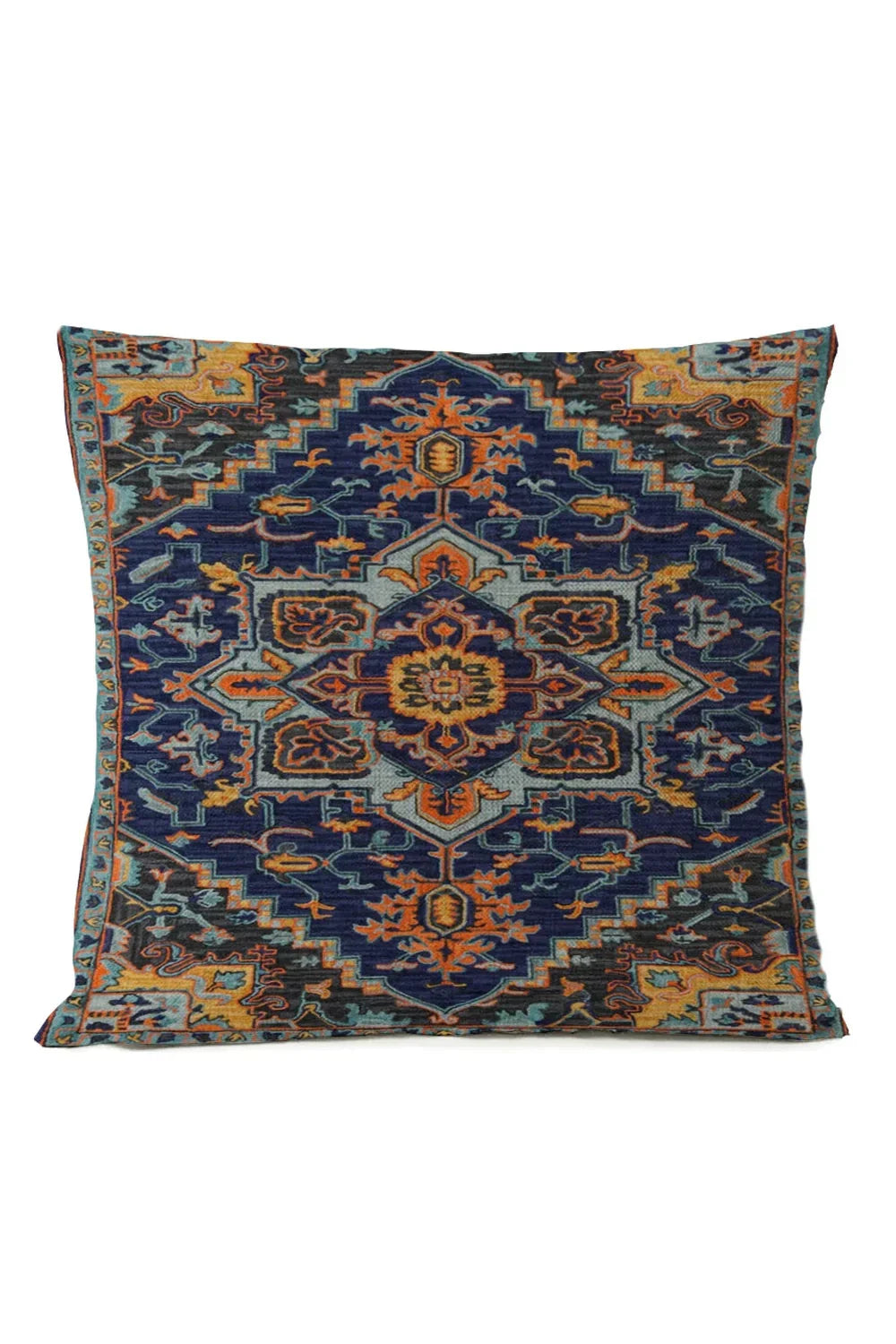 Colorful Global Print Pillow Cover