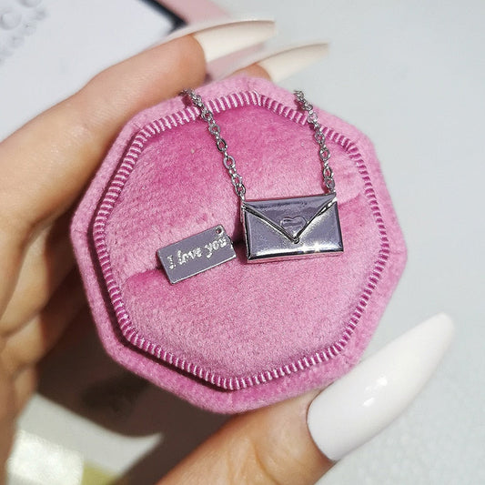 Romantic Heart Love Letter Pendant - Befez