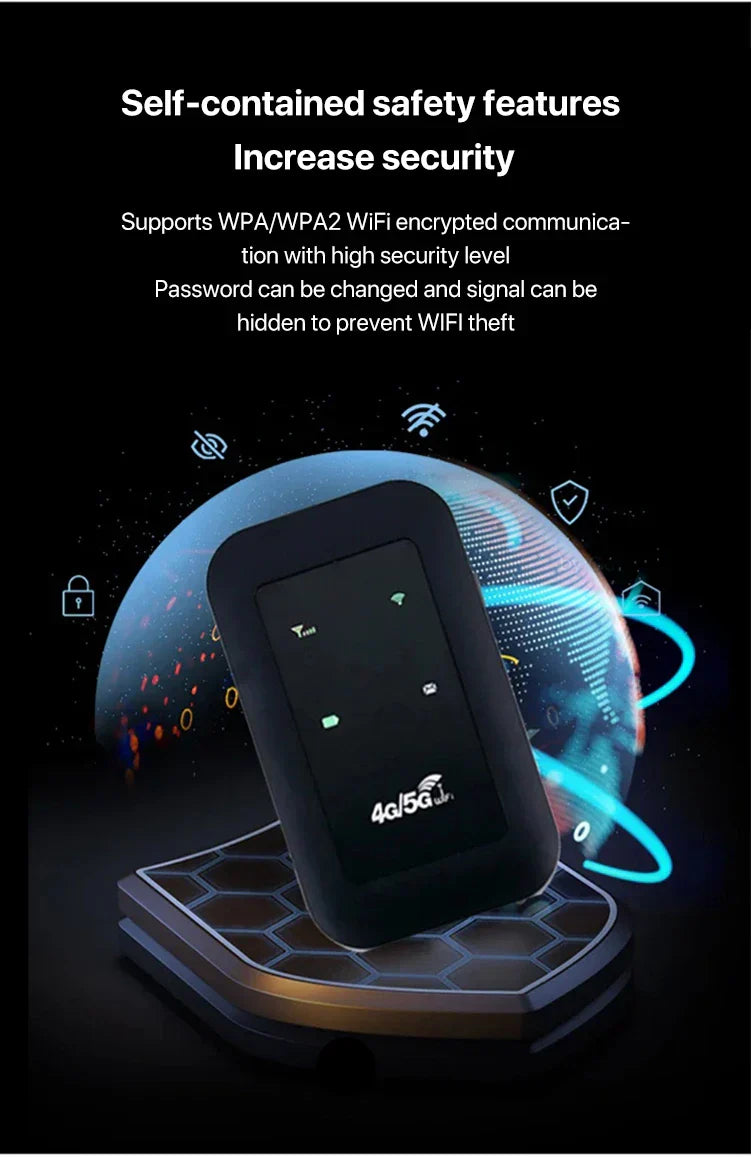Compact Mobile WiFi Hotspot Router