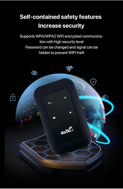 Compact Mobile WiFi Hotspot Router