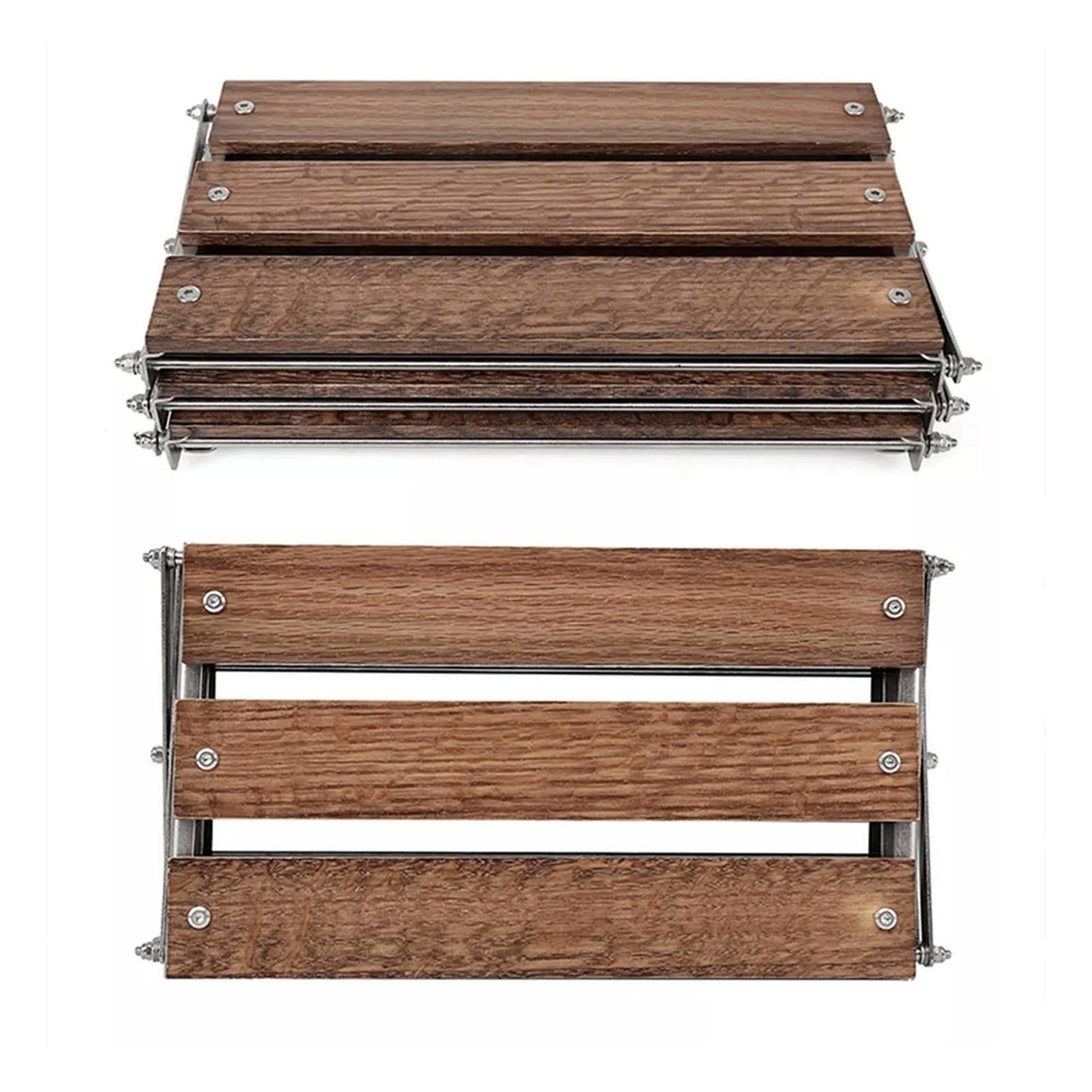 Space Saving 3-Tier Collapsible Shelf Rack