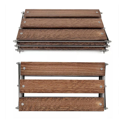 Space Saving 3-Tier Collapsible Shelf Rack