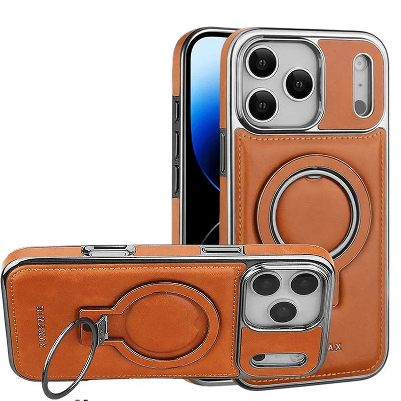 Premium Leather iPhone Case Strong Protection and Style