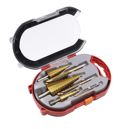 Heavy Duty Titanium Drill Bit Set for Metal and Wood