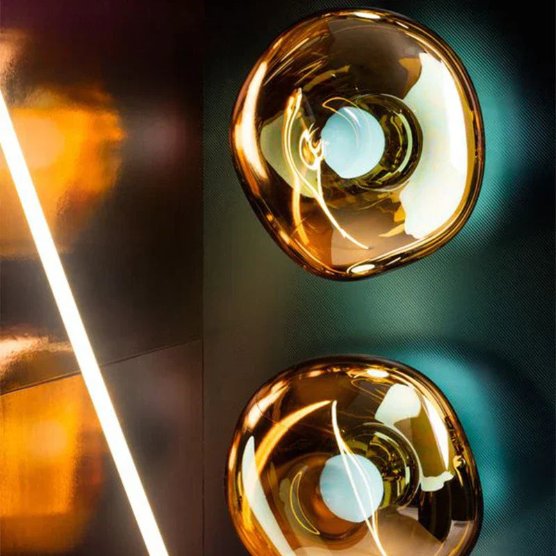 Stylish Melted Wall Lamp in Nordic Design
