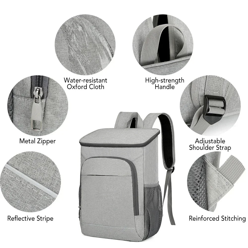 Waterproof Insulated Cooler Backpack 30L