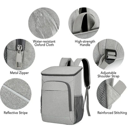Waterproof Insulated Cooler Backpack 30L