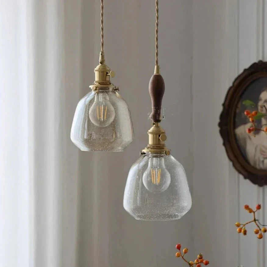 Classic Vintage Glass Table Lamp