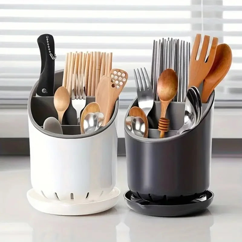 Practical Kitchen Cutlery Tray with Drainage System - Befez