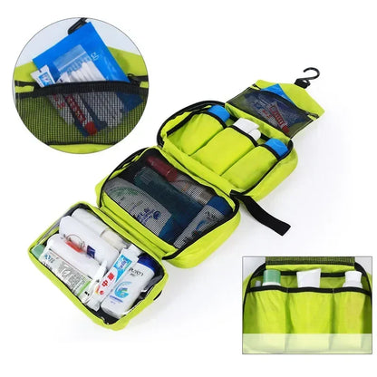 Portable Travel Toiletry Bag with Hooks