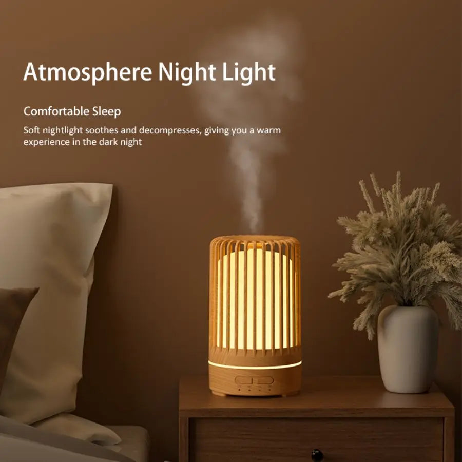 Compact Mini Essential Oil Diffuser with LED Light