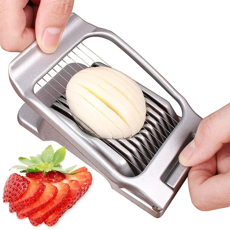 Easy Egg Slicer with Sharp Stainless Steel Blades - Befez