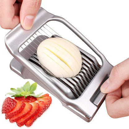 Easy Egg Slicer with Sharp Stainless Steel Blades - Befez