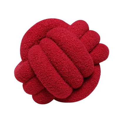 Textured Rope Knot Decor Pillow