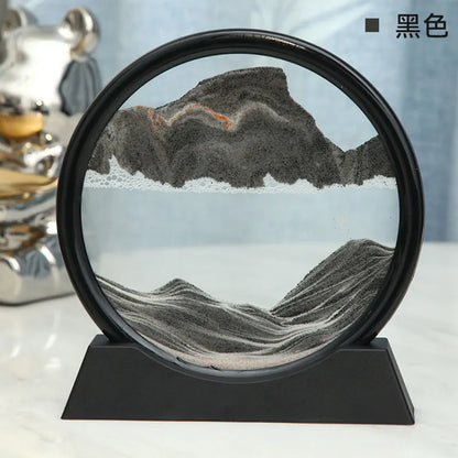 Soothing 3D Sand Art Glass Orb Decoration