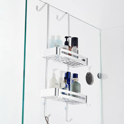 Easy Install Double Layer Shower Caddy Rack