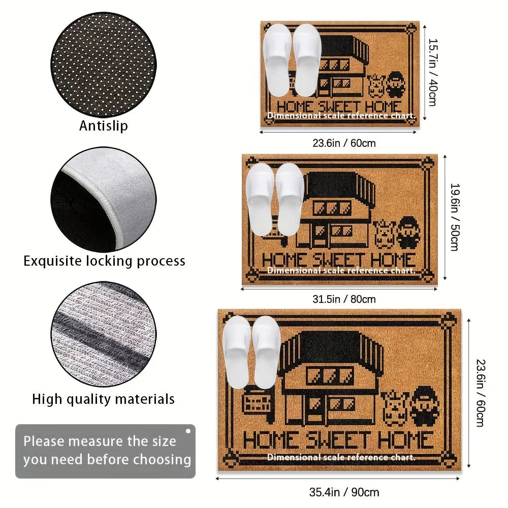 Befez | Thin Absorbent Entrance Mat Floor Carpet Home Decor