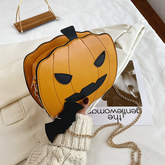 Small Orange Cute Shoulder Purse - Befez