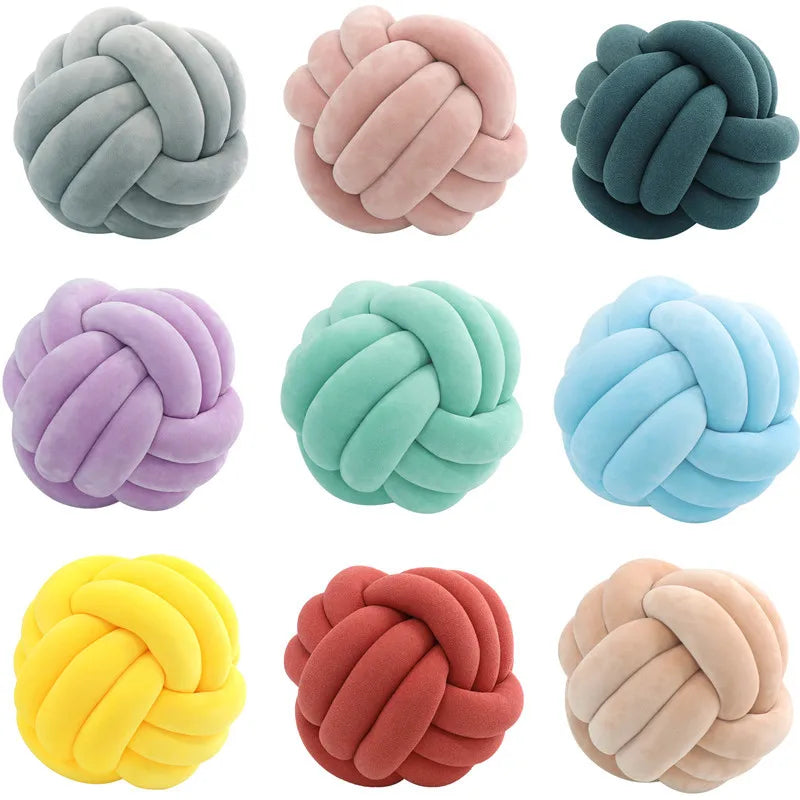 Soft Velvet Knot Pillow