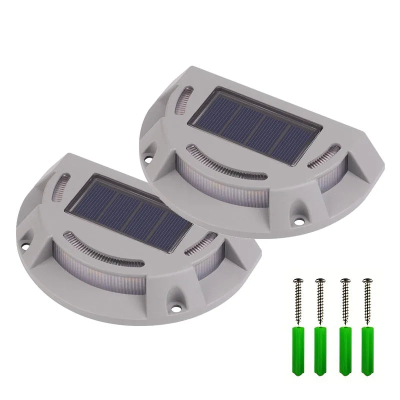 Weatherproof Outdoor Step Lamp with Solar Power