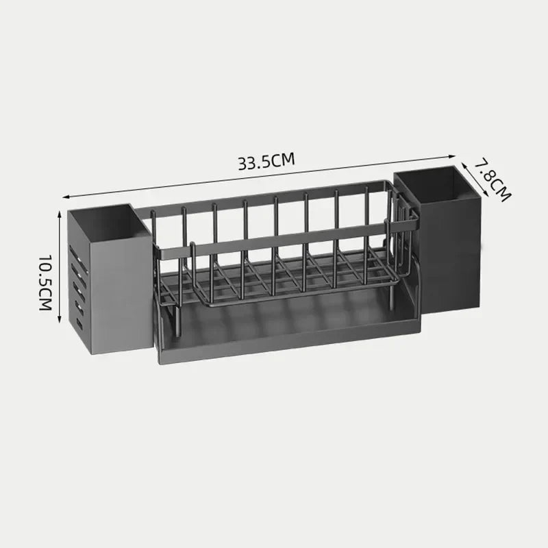 Space Saving Kitchen Sink Caddy with Drainage Tray