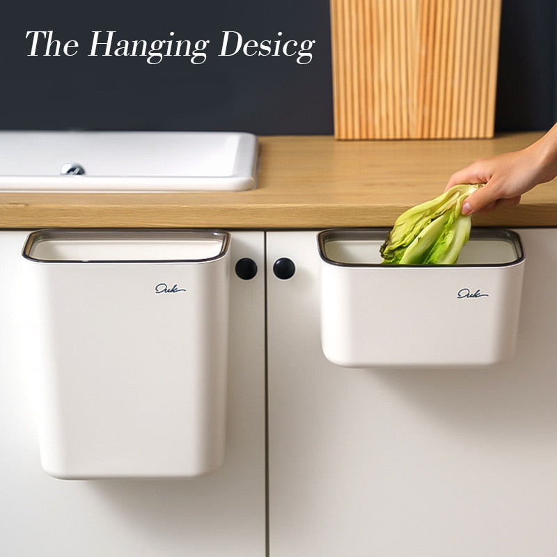 Space Saving Wall Mount Kitchen Trash Bin