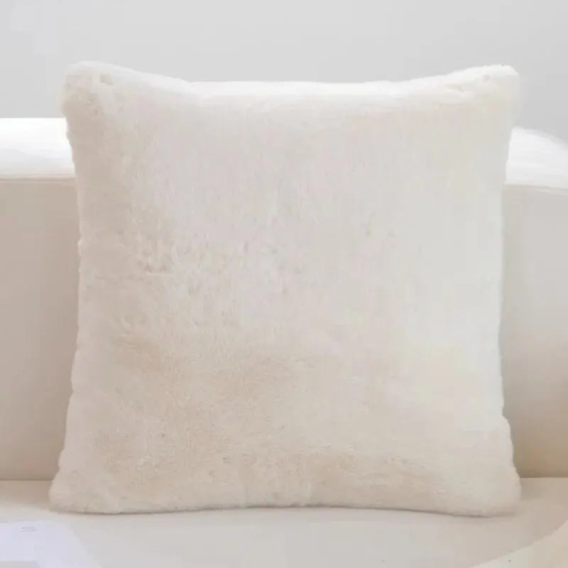 Soft Faux Fur Throw Pillow Cover for Home Decor