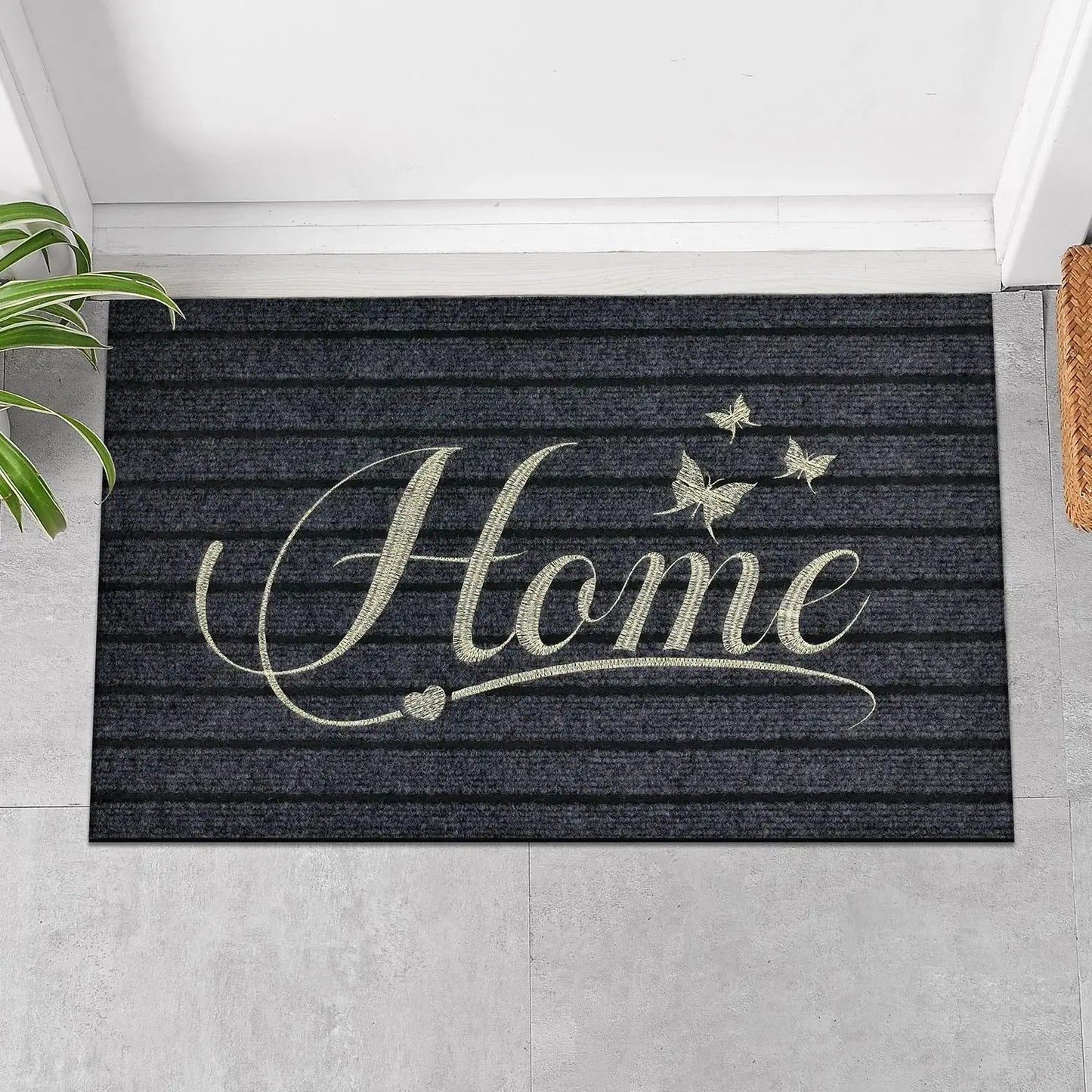 Simple Personalized Rubber Door Mat