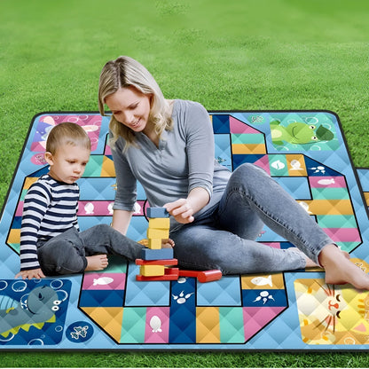 Portable Baby Play Mat with Padded Waterproof Layer