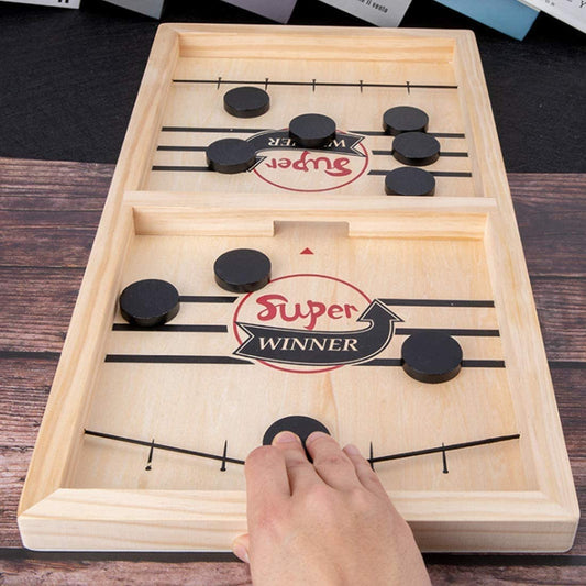 Fun Family Wooden Air Hockey Table Game - Befez