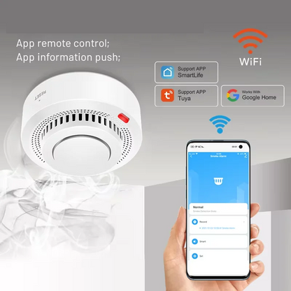 Wireless Home Smoke Detector Fire Alert System