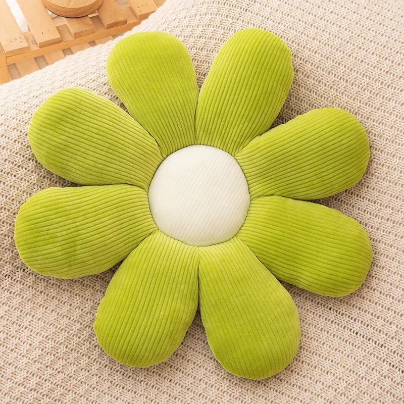 Soft Floral Throw Pillow