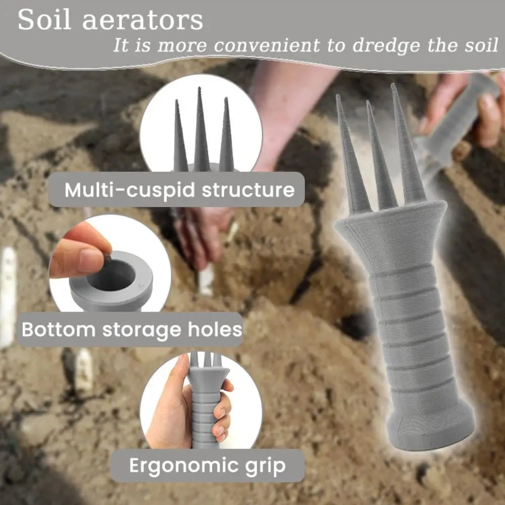 Easy Grip Garden Aerator Tool for Lawn Care