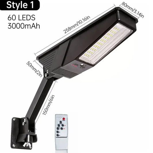 Bright Solar Powered Street Light with 138 LEDs - Befez