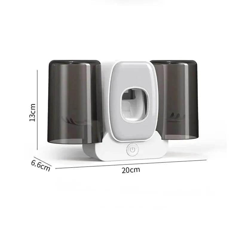 UV Toothbrush Sanitizer with Automatic Dispenser
