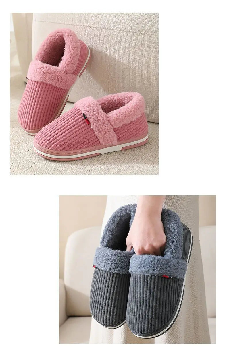 Cozy Couple Slippers with Soft Cushioning