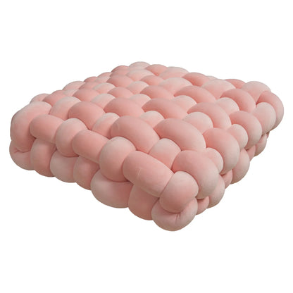 Plush Textured Knot Pillow