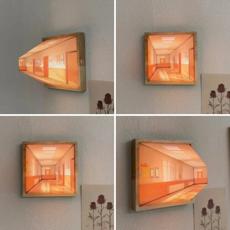 Stylish 3D LED Wall Lamp - Cool Home Decor