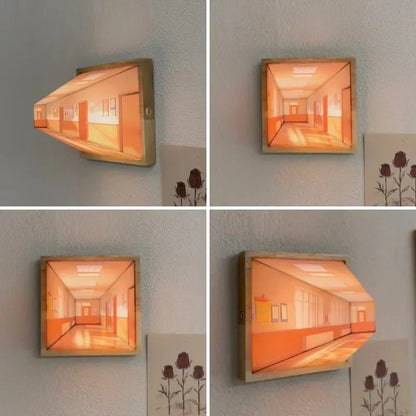 Stylish 3D LED Wall Lamp - Cool Home Decor
