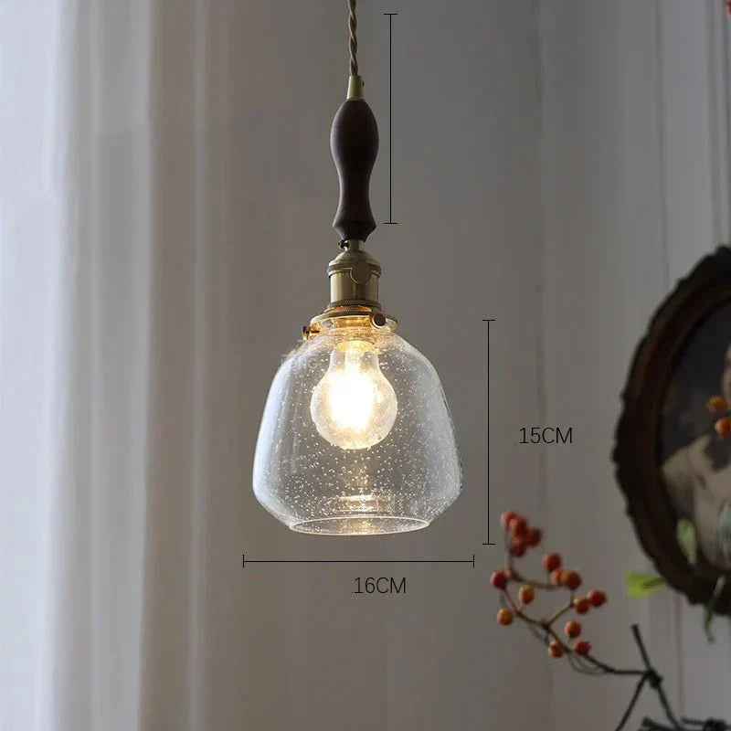 Classic Vintage Glass Table Lamp