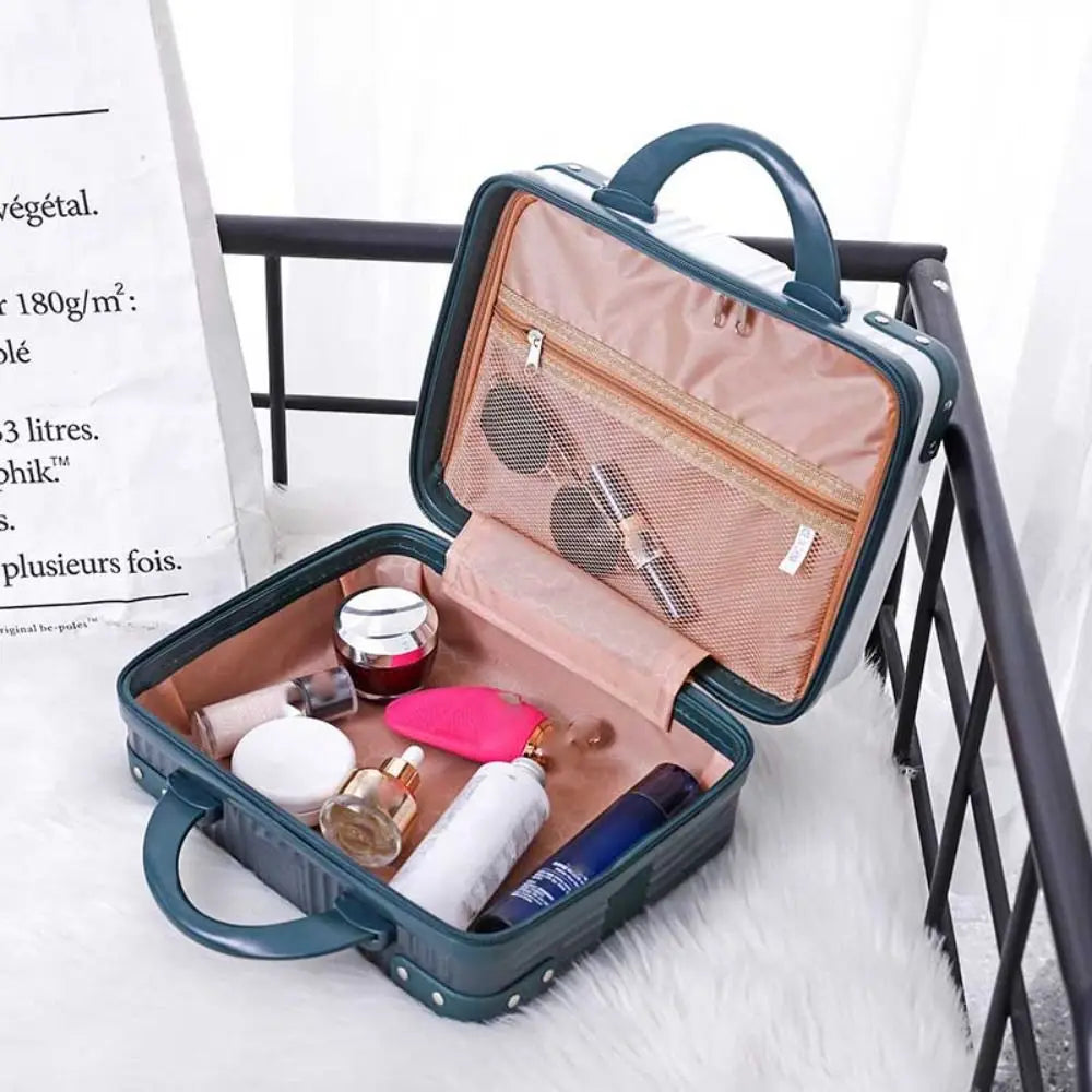 Portable Travel Makeup Bag Compact Hard Case