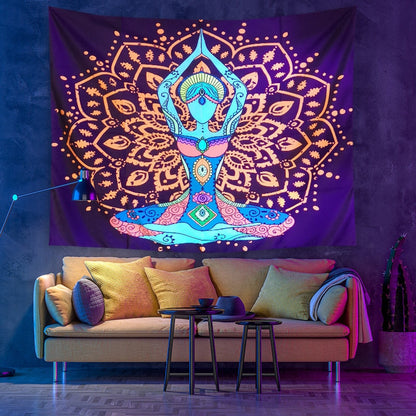 Vibrant Colorful Wall Hanging Tapestry