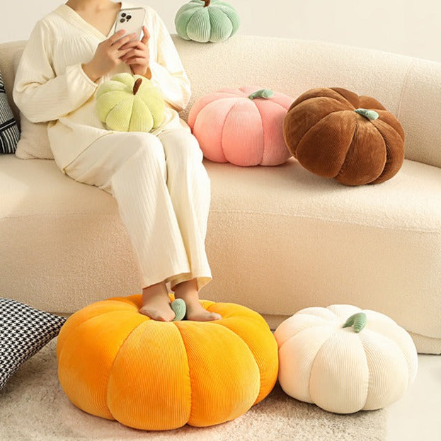 Soft Orange Fall Pillow