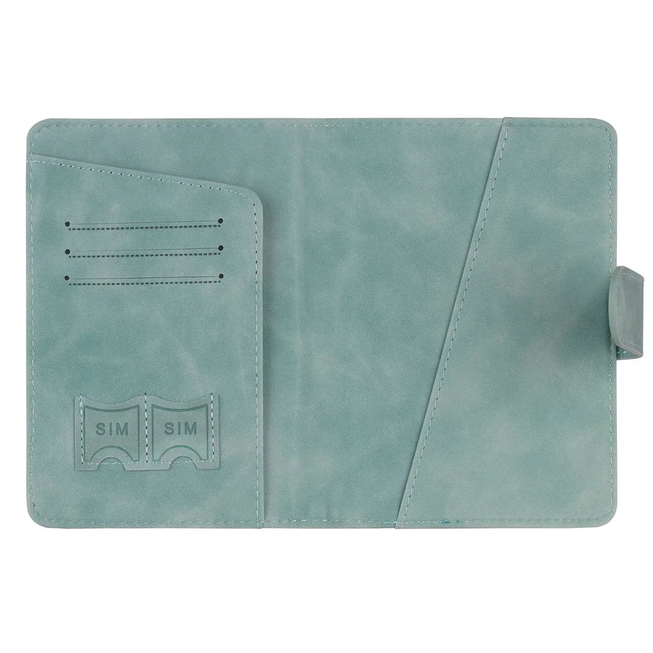 Premium RFID Passport Holder in Genuine Leather Style