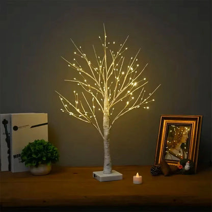 Natural Wood Table Lamp