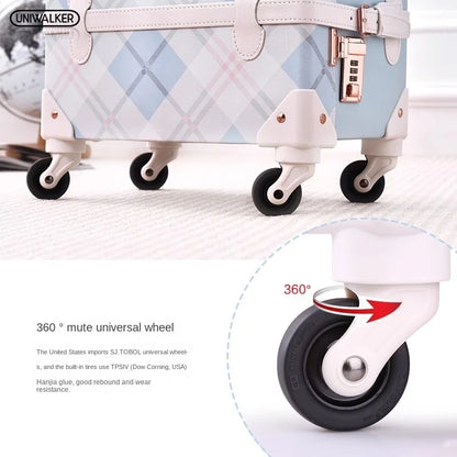 Vintage Style Hardside Luggage Set Valencia